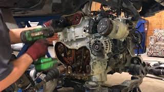 Step By Step 24 EcoTec Timing Chain Replacement [upl. by Yaner]