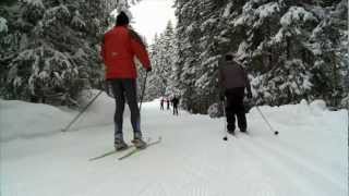 Langlaufen  Crosscountry skiing in St Anton am Arlberg [upl. by Ariane]