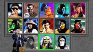 Secret Mortal Kombat Character Select Screen [upl. by Thornie278]