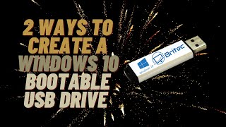 How to Create a Windows 10 Bootable USB Drive for FREE [upl. by Onirefez856]