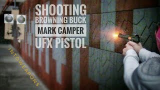 Browning Buck Mark Camper UFX Pistol  POV Shooting [upl. by Htrow598]