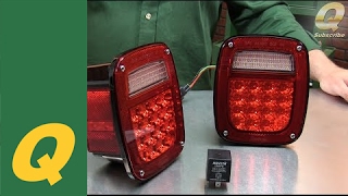 Quadratec LED Tail Lights for Jeep Wrangler and CJ [upl. by Higbee506]