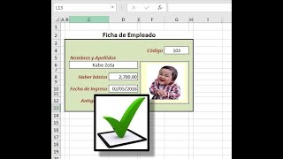 Ficha de Empleado sin macros [upl. by Shotton]