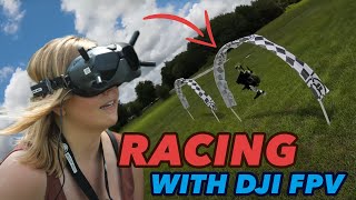 Racing with the DJI FPV Drone  How to Corkscrew [upl. by Capon629]