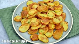 Airfryer basic recept Aardappelschijfjes in de Airfryer bereiden [upl. by Ynneh247]