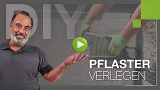 Pflastersteine verlegen  DO IT YOURSELFAnleitung [upl. by Asirem]