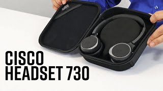 Cisco Headset 730  Unboxing amp Overview [upl. by Hermie]