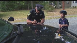 Walpole Police Ticket Children For Good Behavior [upl. by Nwahsiek]