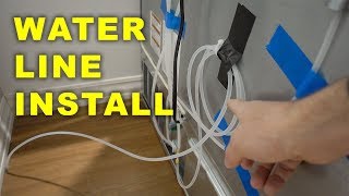 How To Install A Water Line To Your Refrigerator [upl. by Kiehl]