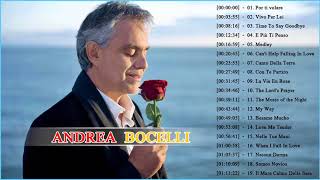 Andrea Bocelli Greatest Hits 2018 Best Andrea Bocelli Songs of All Time [upl. by Siravrat]