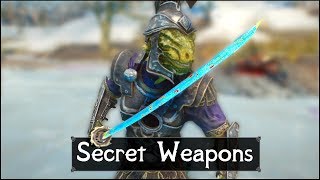 Skyrim 5 Secret and Unique Weapons You May Have Missed in The Elder Scrolls 5 Skyrim Part 4 [upl. by Anomas]