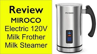 Review Miroco Milk Frother  How to make froth milk at home [upl. by Sioux]