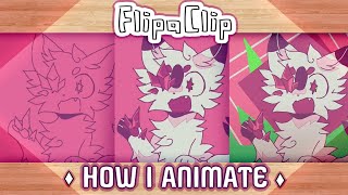 How I animate on FlipaClip also Patreon announcement [upl. by Arot353]