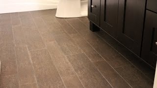 Installing Tile That Looks Like Hardwood [upl. by Airdua351]