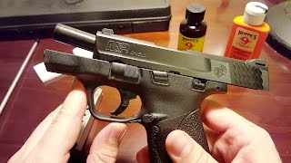 Cleaning a Smith amp Wesson MampP Shield 9mm [upl. by Isnan]