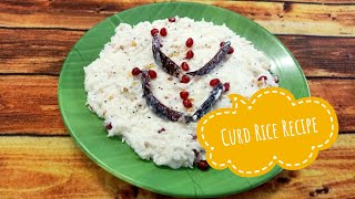 Curd Rice Recipe [upl. by Latsyrcal]