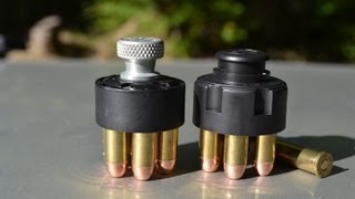 Speed loaders for revolvers Safariland vs HKS [upl. by Neleag]