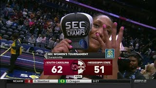 2018 Gamecock Womens Basketball SEC Tournament Championship Full Game HD [upl. by Elleina]