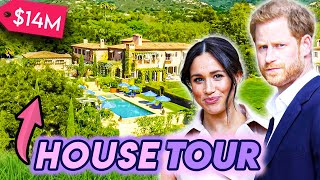 Meghan Markle amp Prince Harry  House Tour  1465 Million Montecito Estate [upl. by Fablan]