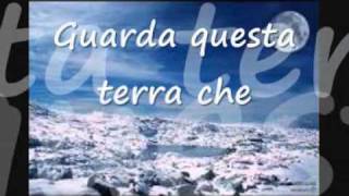 Andrea Bocelli  Canto Della Terra with lyrics [upl. by Secor840]