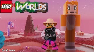 Lego Worlds  Building Stampy Cat 23 [upl. by Clite]