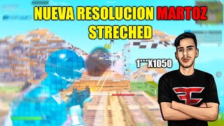 Cómo USAR la NUEVA resolución STRETCHED de MARTOZ en Fortnite Temporada 3✔️New Streched Res Martoz [upl. by Sello323]