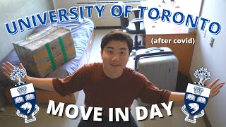 UOFT MOVE IN DAY VLOG  University of Toronto College Move In Day 2021 [upl. by Marquis856]