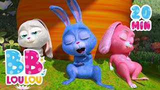 Hop Petits Lapins  Comptines et chansons pour enfants  BB LouLou [upl. by Rafaelita]