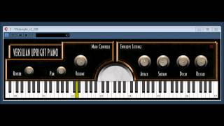 Verilian upright piano VSupright v1 32B by Versilian Studios [upl. by Issie]