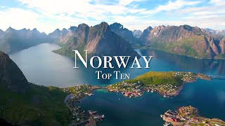 Top 10 Places To Visit In Norway [upl. by Talya]