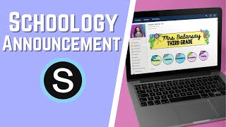 How to Add Interactive Announcements on Schoology [upl. by Shaylynn]