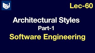 Architectural styles  Part12  Software Engineering  SE  Lec60  Bhanu Priya [upl. by Scheers]