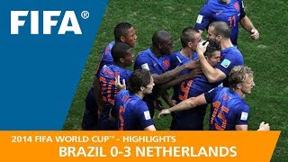 Brazil v Netherlands  2014 FIFA World Cup  Match Highlights [upl. by Thaddus]