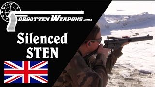 Shooting a Suppressed Sten Gun [upl. by Alleras793]