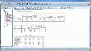 Linear Regression in SPSS [upl. by Htiekal]