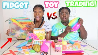 Trading Fidget Toys  Mom Vs Daughter [upl. by Yrrot]