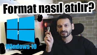 Format nasıl atılır USBden Windows 10 kurma [upl. by Urquhart]