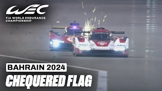 Last Five Minutes And Chequered Flag 🏁🏆 I 2024 Bapco Energies 8 Hours of Bahrain I FIA WEC [upl. by Ayanaj]