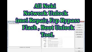 Ntools All Nokia Network Unlockimei repairFrpFlashBoot Unlock Tool [upl. by Eusebio431]