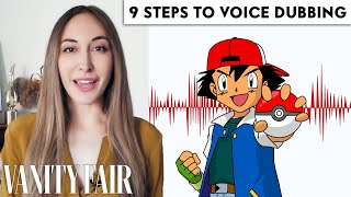 Voice Actor Ash from Pokémon Breaks Down Voice Dubbing in 9 Steps  Vanity Fair [upl. by Tol]