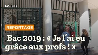 Résultats du bac 2019  réactions des nouveaux bacheliers [upl. by Kessler637]