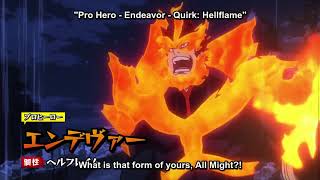 Endeavor saves All Might  Boku No Hero Academia [upl. by Lyndsie]