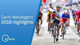 GentWevelgem 2018  Full Race Highlights  inCycle [upl. by Aramac717]