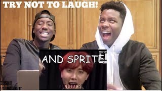 Namjoon being done with BTS english HILARIOUS REACTION [upl. by Anilehs44]