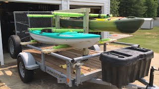 Removable Kayak Rack for a Utility Trailer [upl. by Gan]