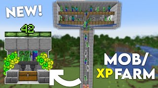 Minecraft EASIEST MOB XP FARM Tutorial 119 Improved Version [upl. by Vick848]