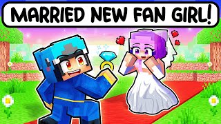 Omz MARRIED A NEW CRAZY FAN GIRL in Minecraft [upl. by Yrogerg]