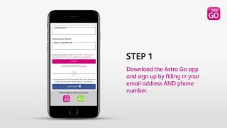 How to Sign up Astro GO [upl. by Schulein307]