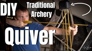 DIY traditional Archery Quiver [upl. by Haslam710]