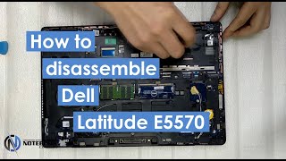 Dell Latitude E5570  Disassembly and cleaning [upl. by Moshell]